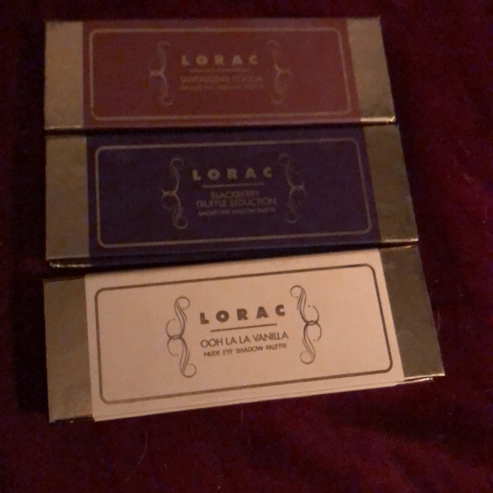 Lorac gently used lorac mini palettes bundle